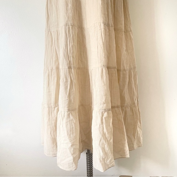Free People Tan Auralie maxi dress NWT Small boho - Picture 7 of 12